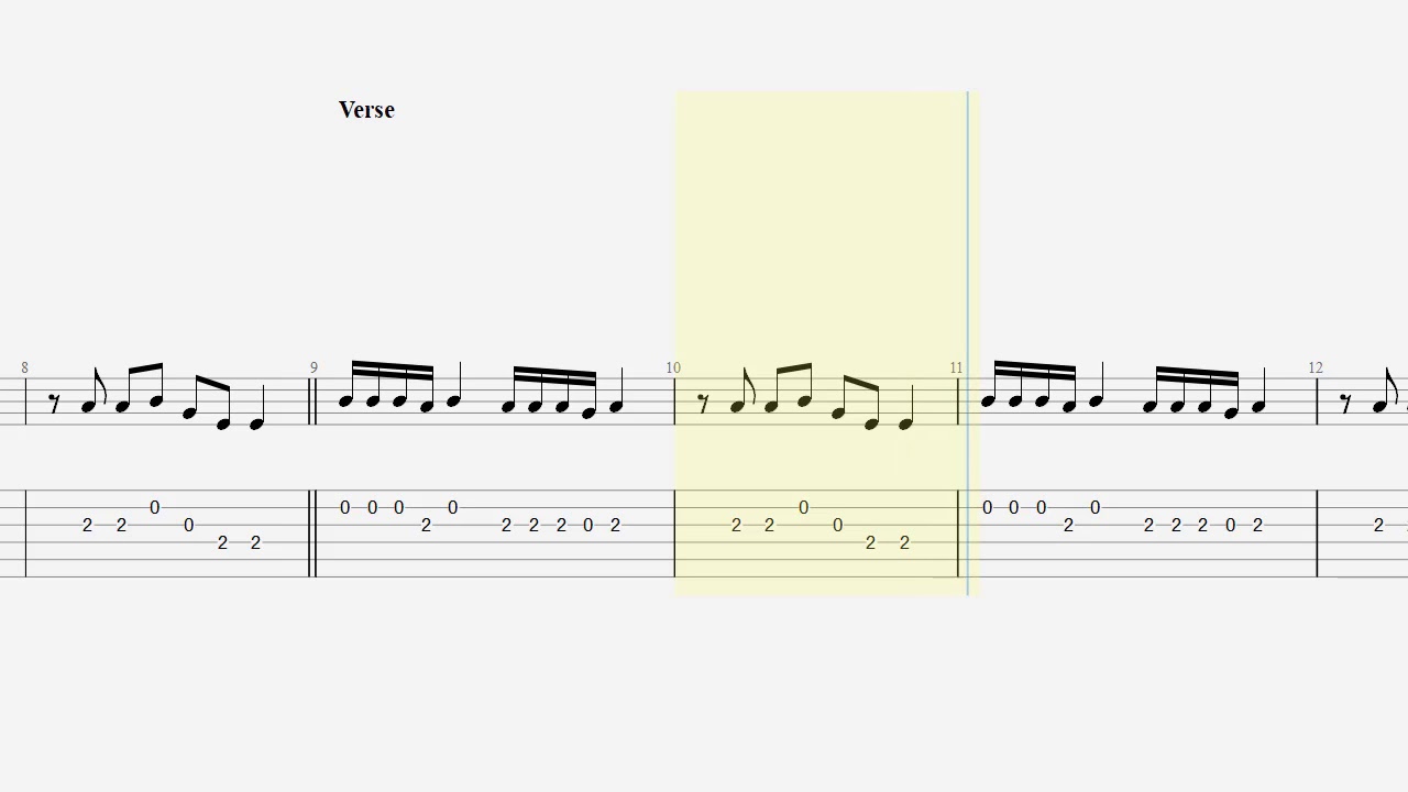 Old Town Road Easy Version Guitar Tab Notes Chords