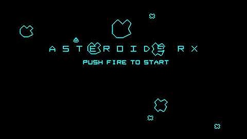 Asteroids RX - Attract Screen preview