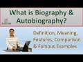BIOGRAPHY, AUTOBIOGRAPHY & MEMOIRS in forms of English ...