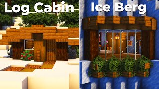 3 Starter Bases for Survival Minecraft: Winter Edition