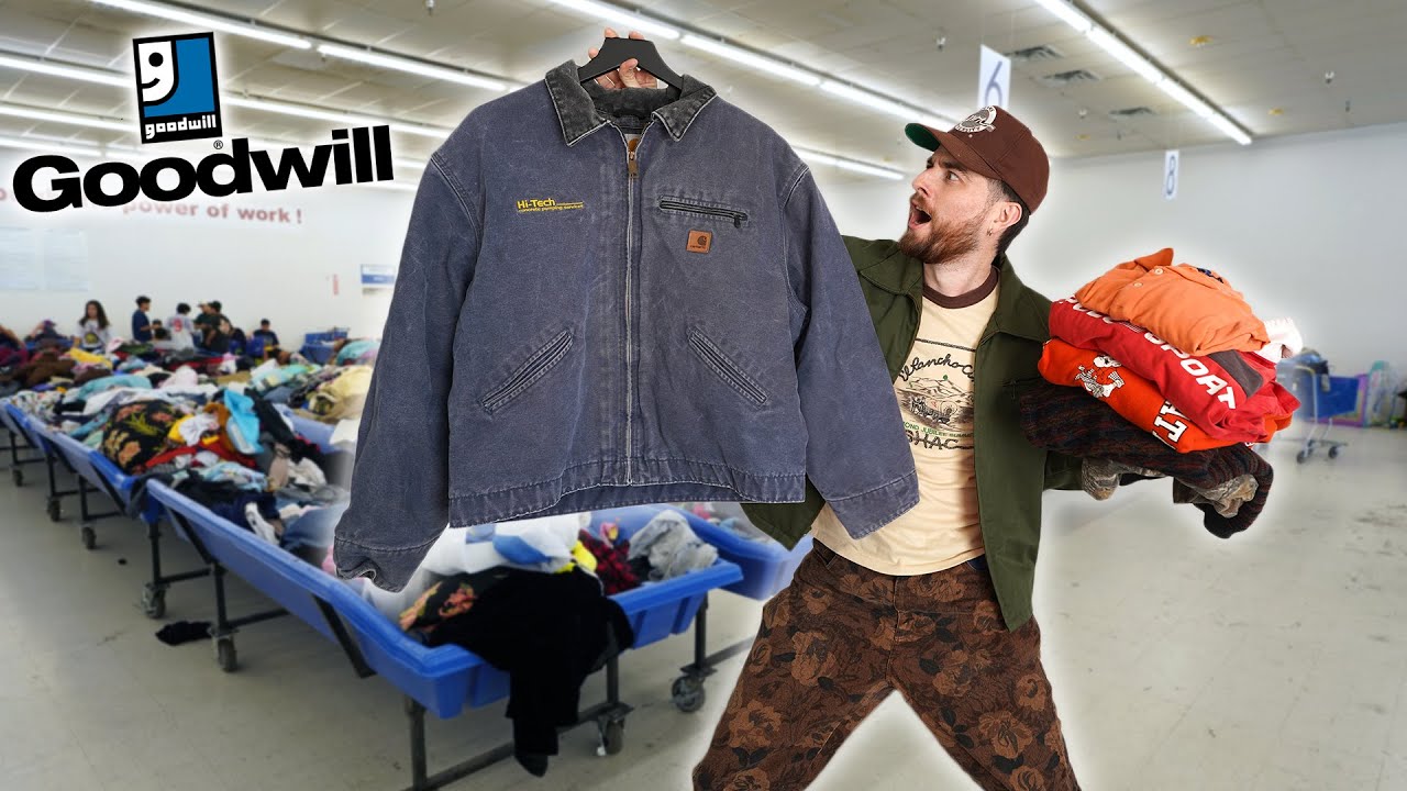 Самая дорогая куртка, которую я нашёл в Goodwill! Дикие винтажные находки из секонд-хенда!