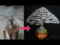 Part 1) Cara Membuat Bonsai Dari Kawat Aluminium | Bonsai wire tree |