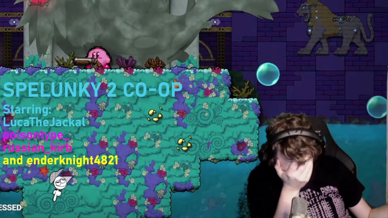 Spelunky 2 Co-op with POISONTYPE_!