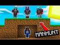 3 PRO MI DANNO LA CACCIA SU MINECRAFT (MANHUNT REMATCH)