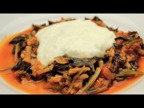 터키식 시금치 스튜(Spinach Stew) 만들기