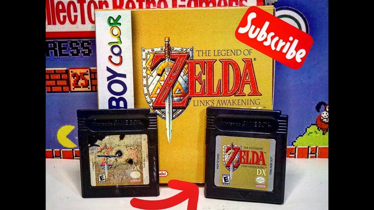 Restauración y cambio de batería Juego Gameboy Color (Zelda Link's awakening DX)