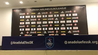 Anadolu Efes - Zalgiris Kaunas Basın Toplantısı