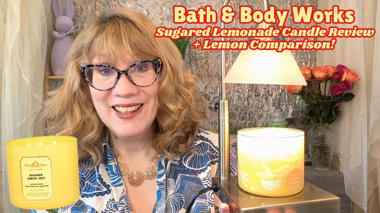 Bath & Body Works Sugared Lemonade Candle Review + Lemon Candle Comparison!