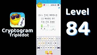 Cryptogram Tripledot Level 84 Answer | SolutionGuruji