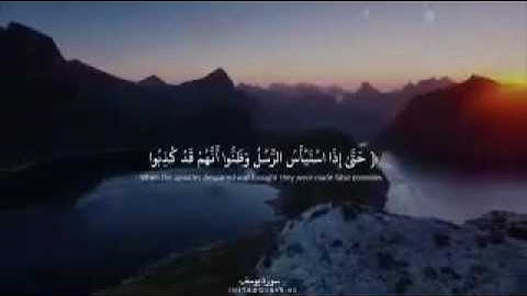 تلاوة هادءة من سورة يوسف
