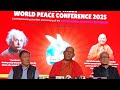 3-Day World Peace Conference 2025 to begin in Leh from 23rd August