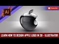 Apple Logo Design 3D - Illustrator Tutorial