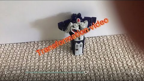 Just transform it: g1 Astrotrain stop motion (robot to shuttle to train)