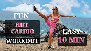 10 Min Standing Hiit Cardio Workoutcalories Burnedeffective On Whole Bodyweight Lose Silvisitek