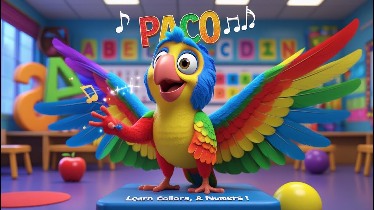 Paco The Learning Parrot | Nursery Rhymes & Baby Songs | Pippapurr