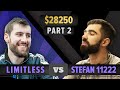 February High Stakes Poker – Limitless vs Stefan11222 $10k HUNL (2)
