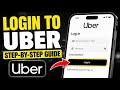 How to login to Uber - Detailed Guide