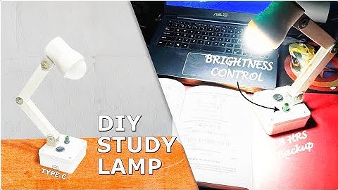 Rechargeable 1W LED Study Lamp with Brightness Control | Ashish experiment |