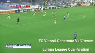 FC Viitorul Constanta Vs Vitesse (1st Half)
