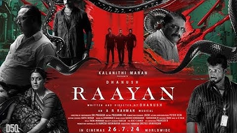 RAAYAN - Official trailer | Dhanush | SJ Surya | AR Rahman | Sun pictures | RAAYAN Trailer