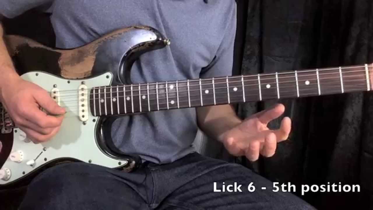 Intro to Major Pentatonic Soloing - 9 major pentatonic licks and a practice solo