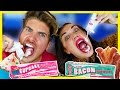 TRYING WEIRD TOOTHPASTE FLAVORS W/ MIRANDASINGS!