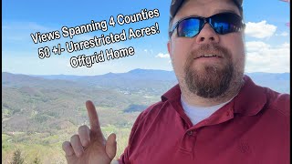 1375 Swing Rd | Immaculate VIEWS over 4 counties! | 50 /- Unrestricted Acres!