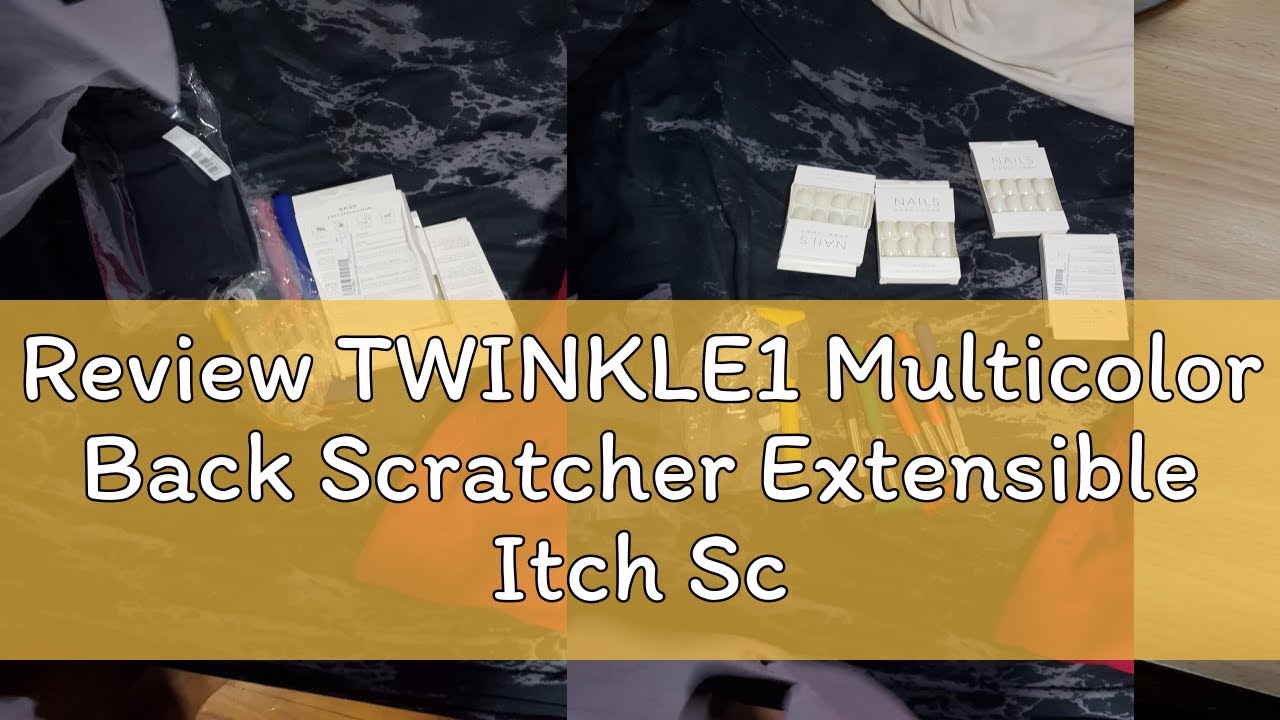 Scratching Device Review TWINKLE1 Multicolor Back Scratcher Extensible Itch Scratching ...