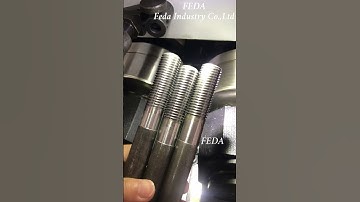 FD-20T thread rolling machine for processing external thread on steel rods #machine #metal#tools