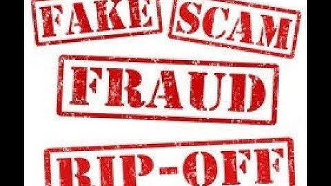 Moving Scams, how to avoid them.