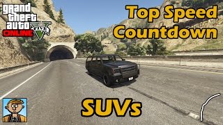 Fastest SUVs (2017) - GTA 5 Best Fully Upgraded Cars Top Speed Countdown
