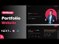 Personal Portfolio Website Using Reactjs and Tailwind css - Nextjs portfolio 2023 - Deploy