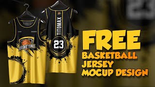 FREE NBA-CUT BASKETBALL JERSEY MOCKUP (Basketball Jersey Design Full Process) FREE NBA-CUT BASKETBALL JERSEY MOCKUP (Basketball Jersey Design Full Process)