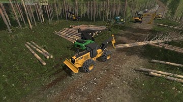 Farming Simulator 17 :: Logging And Construction Ep 1 :: What Was That!?!