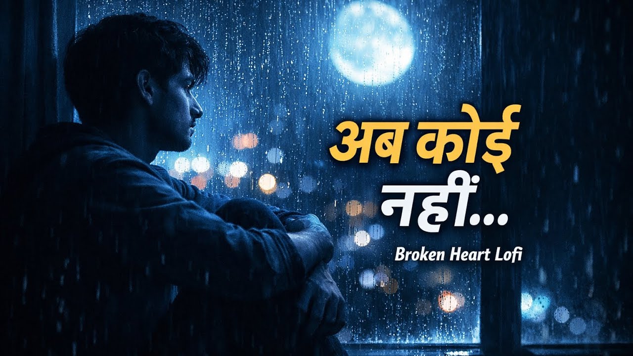 अब कोई नहीं… 💔 | Sad Lofi Song Hindi | Alone Feel | Broken Heart Music