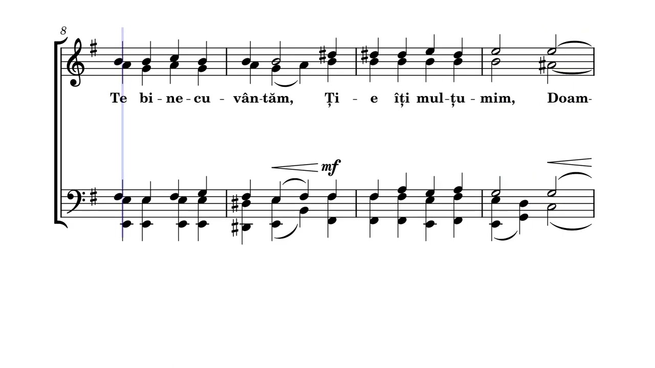 Pre Tine Te lăudăm – Гарм П Григорьева (Mixt)