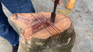 From Nature to Furniture: The Art of Making a Tree Branch Table - DIY Woodworking