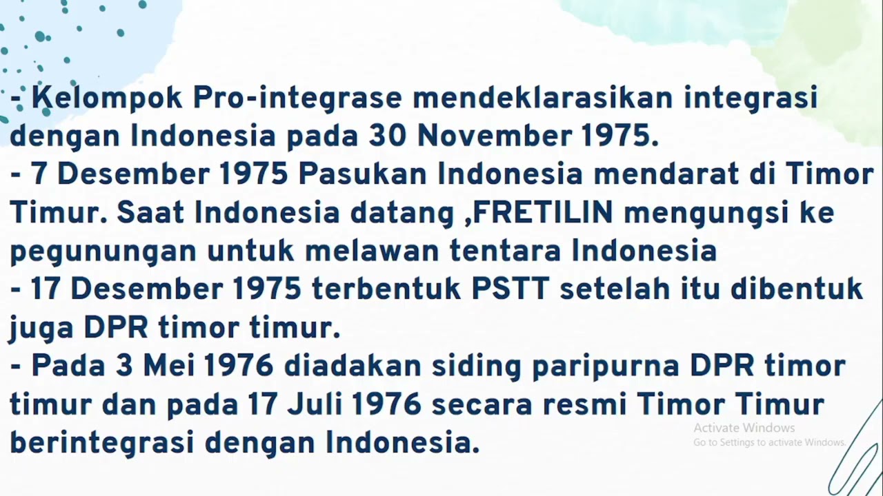 Integrasi Timor Timur