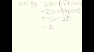 Verify a Trigonometric Identity - Double-Angle