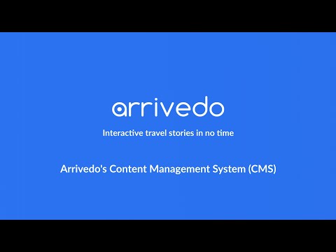 Arrivedo's Content Management System (CMS)