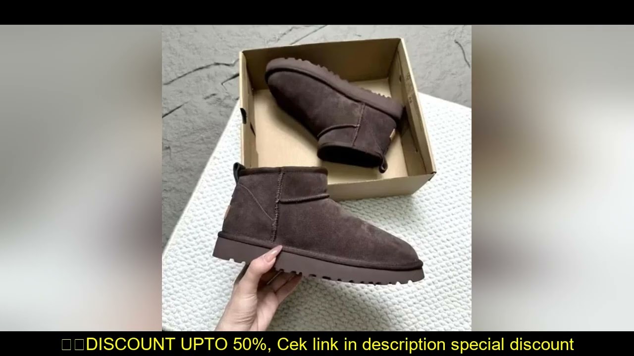 New 2026 Women Winter Ultra Mini Boot Designer Australian Platform Boots for Leather Warm Ankle Fur