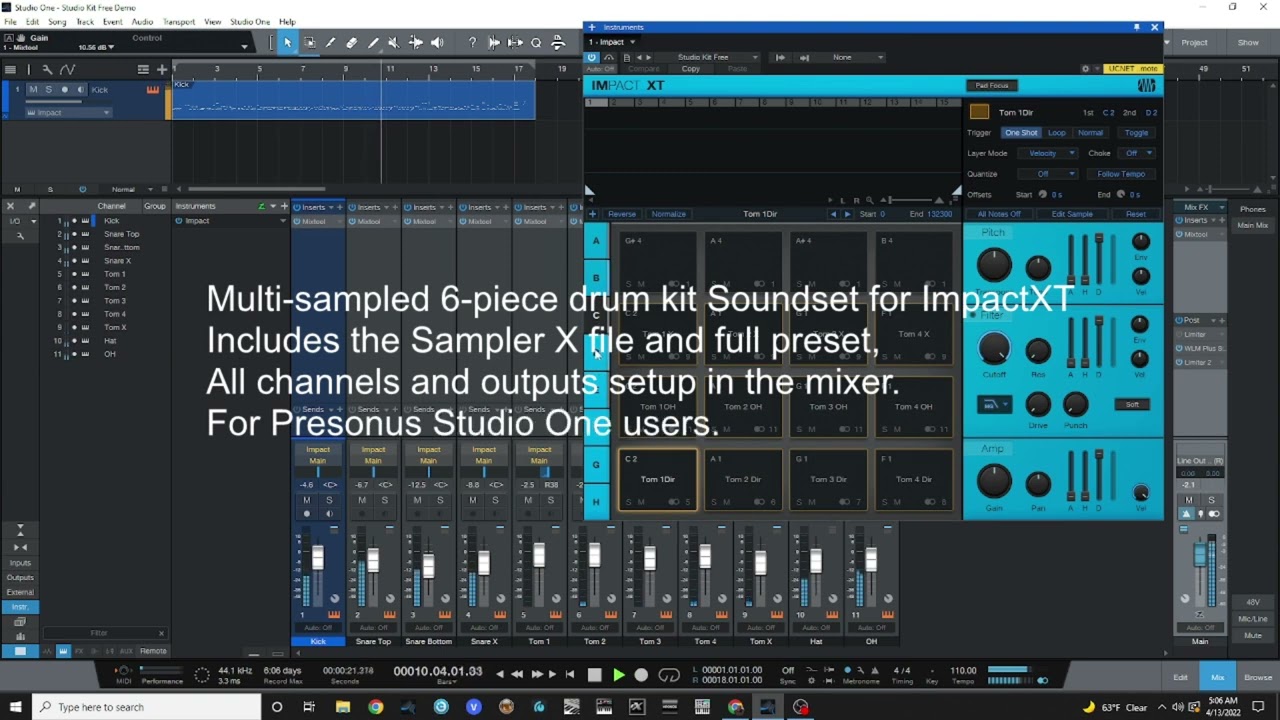 Free Soundset For Studio One Users