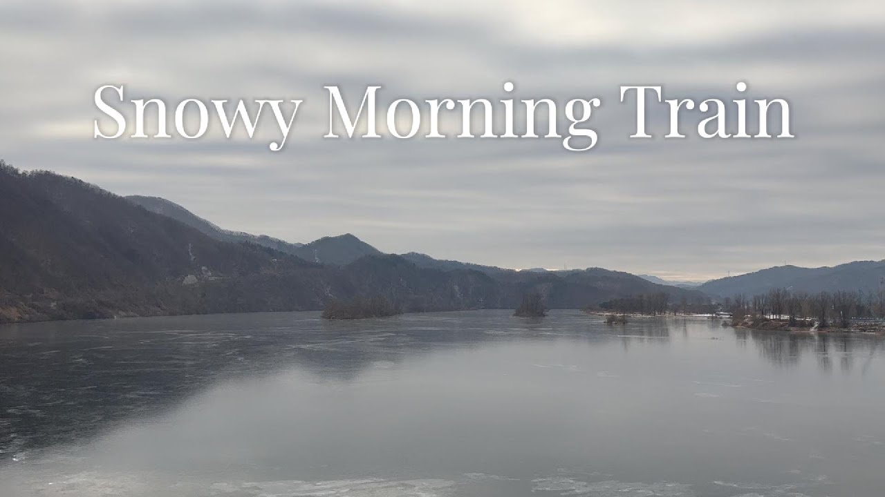 [Winter] Snowy Morning Train | Namchuncheon to Yongsan | Korea Train View