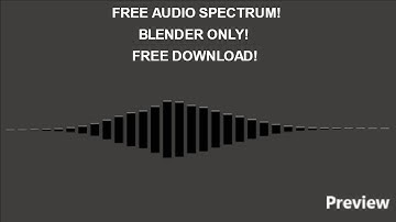 FREE BLENDER AUDIO VISUALIZER+FREE DOWNLOAD & TUTORIAL #1