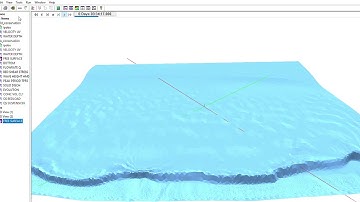 Flow modelling. BlueKenue   3D View 2 2020 06 13 09 57 19