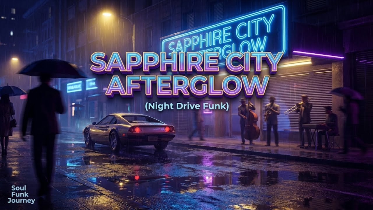 Sapphire City Afterglow - Modern Funk Music (High Quality Audio) | Soul Funk Journey
