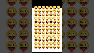 Find the odd emoji out | optical illusion|mind test#shorts #emojichallenge #emojipuzzle #illusion