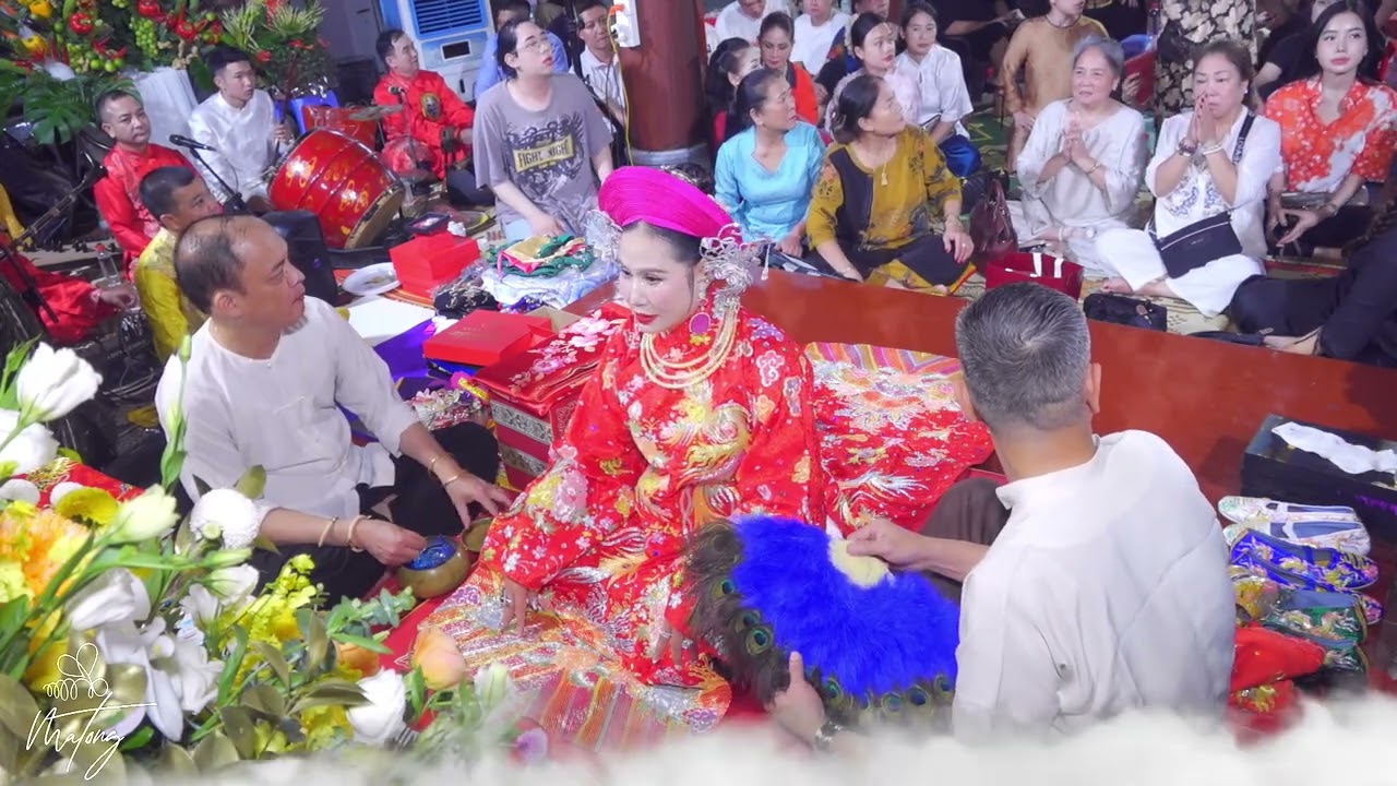 Thanh đồng Nguyễn Ngọc Yến loan giá phụng hành tại đền Quan Tam Lảnh Giang ngày 23/8/2025