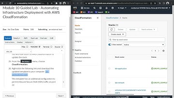 AWS Academy: Module 10 Guided Lab - Automating Infrastructure Deployment with AWS CloudFormation