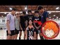 Weeb plays volleyball for the first time